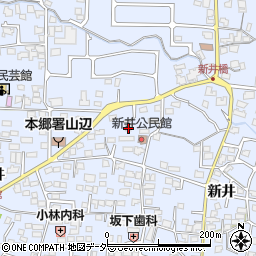 長野県松本市里山辺新井1450周辺の地図