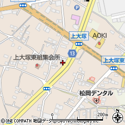 群馬県藤岡市上大塚327周辺の地図