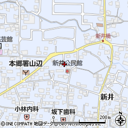 長野県松本市里山辺新井1452周辺の地図