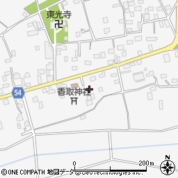 茨城県結城市大木482周辺の地図