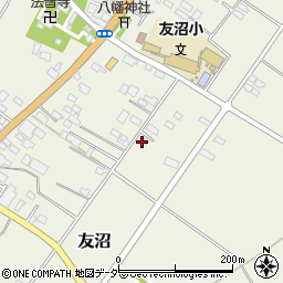 栃木県下都賀郡野木町友沼319-1周辺の地図