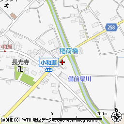 埼玉県本庄市小和瀬1周辺の地図