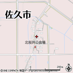 長野県佐久市桜井838周辺の地図