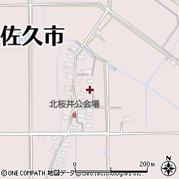 長野県佐久市桜井845周辺の地図