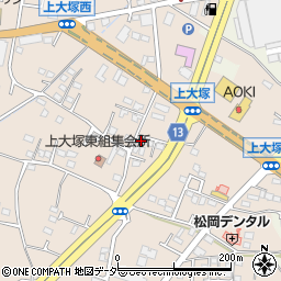 群馬県藤岡市上大塚325-1周辺の地図