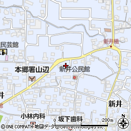 長野県松本市里山辺新井1454周辺の地図