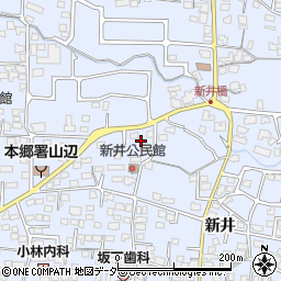 長野県松本市里山辺新井1453周辺の地図