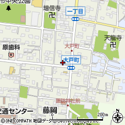 しののめ信用金庫藤岡東支店周辺の地図