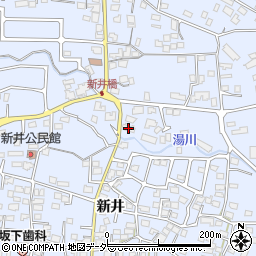 長野県松本市里山辺新井1041-1周辺の地図