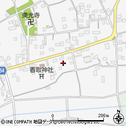 茨城県結城市大木487周辺の地図