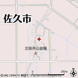 長野県佐久市桜井840周辺の地図