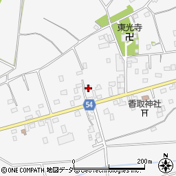 茨城県結城市大木399周辺の地図