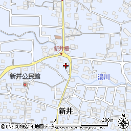 長野県松本市里山辺新井1467周辺の地図