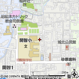長野県松本市開智周辺の地図