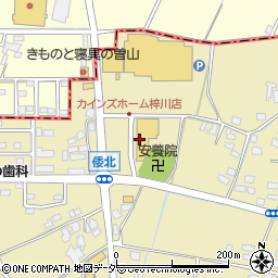 オートアールズ梓川店周辺の地図