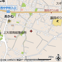 群馬県藤岡市上大塚1656-3周辺の地図