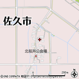 長野県佐久市桜井（北桜井）周辺の地図