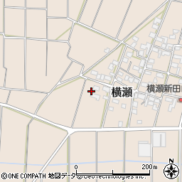 埼玉県深谷市横瀬周辺の地図