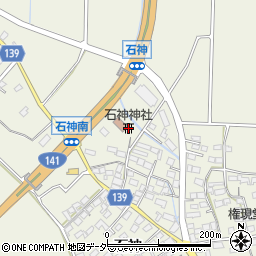 石神神社周辺の地図