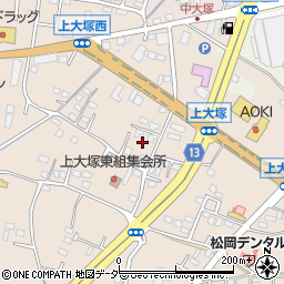 群馬県藤岡市上大塚360-1周辺の地図