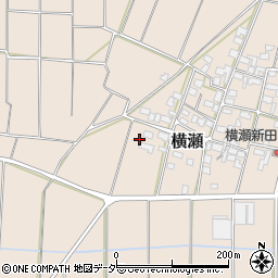 埼玉県深谷市横瀬周辺の地図