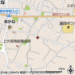 群馬県藤岡市上大塚1656-8周辺の地図