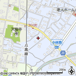 群馬県藤岡市小林393-9周辺の地図