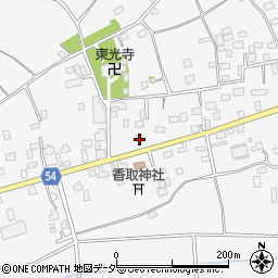 茨城県結城市大木378-1周辺の地図