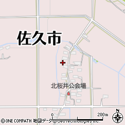 長野県佐久市桜井824周辺の地図