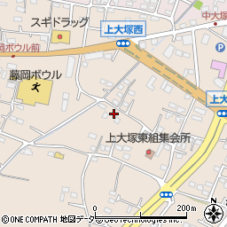 群馬県藤岡市上大塚390-20周辺の地図