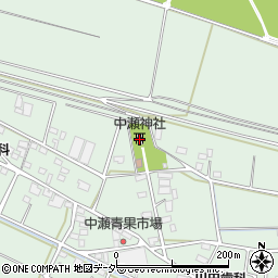 中瀬神社周辺の地図