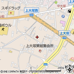 群馬県藤岡市上大塚387周辺の地図