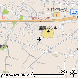 群馬県藤岡市上大塚1724-11周辺の地図