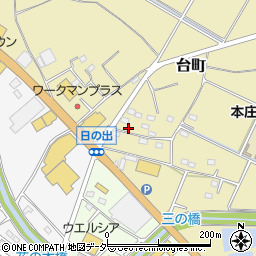 埼玉県本庄市778-1周辺の地図