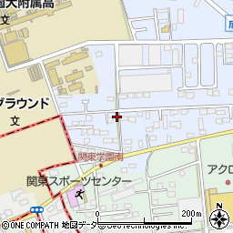 群馬県館林市大谷町1067-5周辺の地図