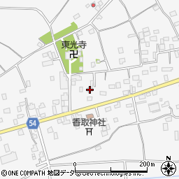 茨城県結城市大木378周辺の地図