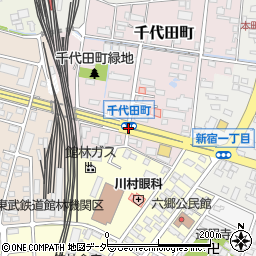千代田町周辺の地図
