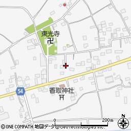 茨城県結城市大木378-2周辺の地図