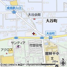 群馬県館林市大谷町1053-1周辺の地図