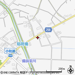 埼玉県本庄市小和瀬1746-1周辺の地図