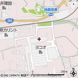 ヨコオ富岡工場周辺の地図