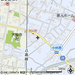 群馬県藤岡市小林398-6周辺の地図