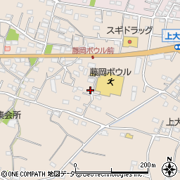 群馬県藤岡市上大塚1724-7周辺の地図