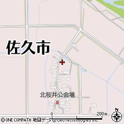 長野県佐久市桜井843-1周辺の地図