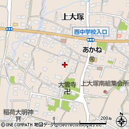 群馬県藤岡市上大塚961周辺の地図