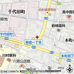 片桐製菓本店周辺の地図