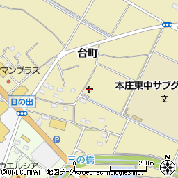 埼玉県本庄市823周辺の地図