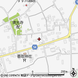 茨城県結城市大木372周辺の地図