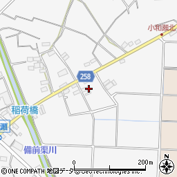 埼玉県本庄市小和瀬1754周辺の地図