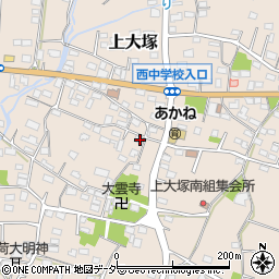 群馬県藤岡市上大塚953周辺の地図